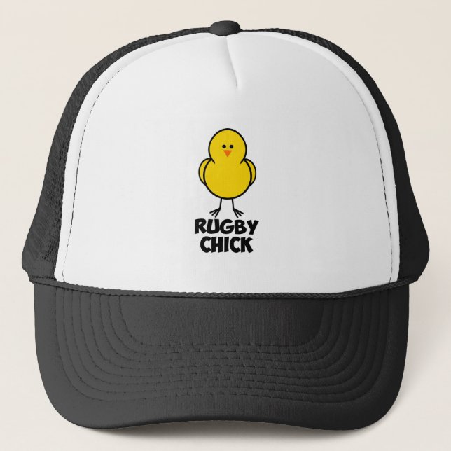 Rugby-Küken Truckerkappe (Vorderseite)