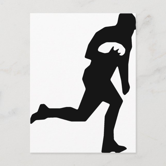 Rugby League Player Postkarte (Vorderseite)