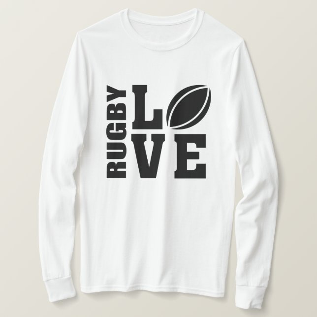 Rugby Liebe T-Shirt (Design vorne)