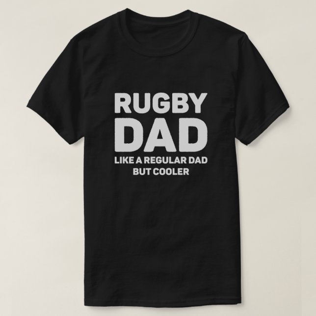 Rugby Lover Funny Cool Rugby Vater T-Shirt (Design vorne)