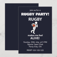 Rugby Macht Mich Lebendig Rugby Party