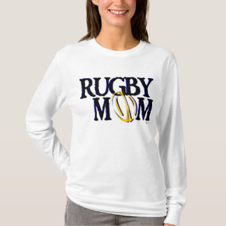 Rugby-Mama (Blau und Gold) T-Shirt