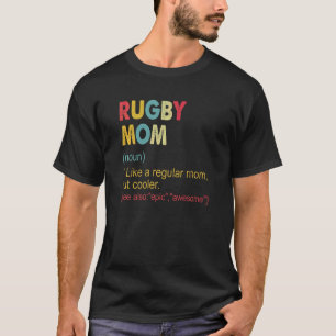 Rugby-Mama Definition Vintage Rugby-Mama für Fraue T-Shirt