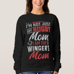 Rugby Mama I Am Winger's Mama Rugby Player Sweatshirt