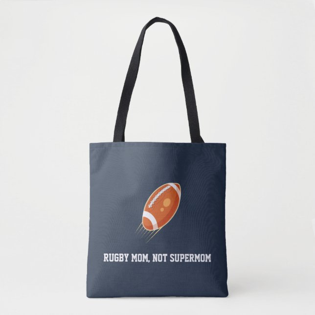 "Rugby Mama, not Supermutter" RUGBY LOVER (Vorderseite)