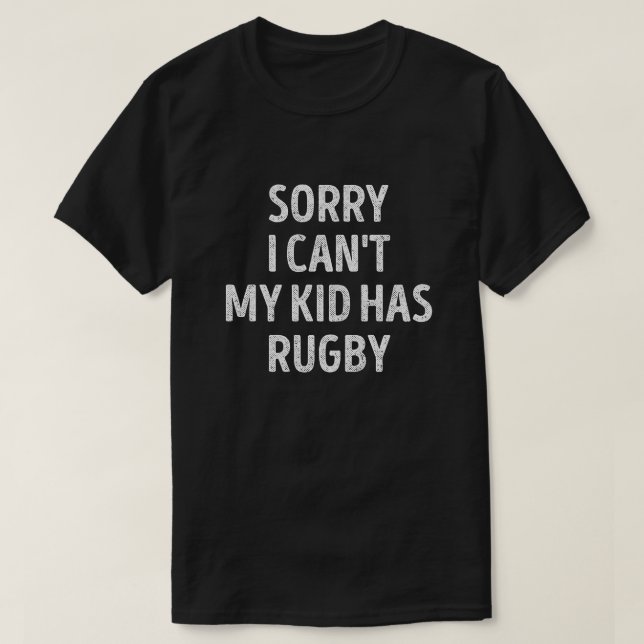 Rugby Mama Vater Funny Rugby Parent T-Shirt (Design vorne)