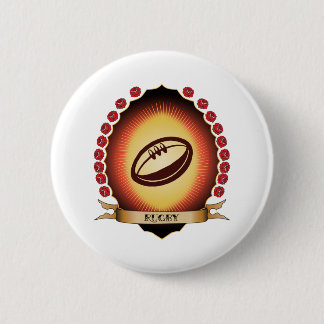 Rugby Mandorla Button