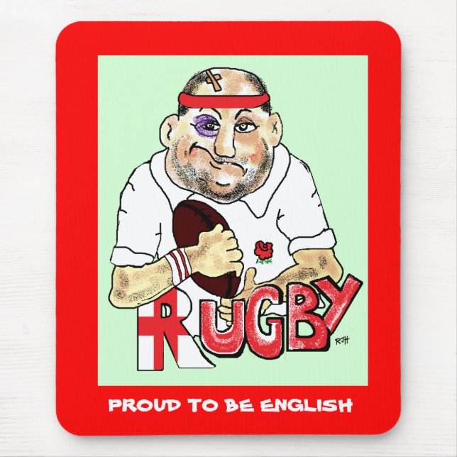 RUGBY MOUSEMAT MOUSEPAD (Vorne)