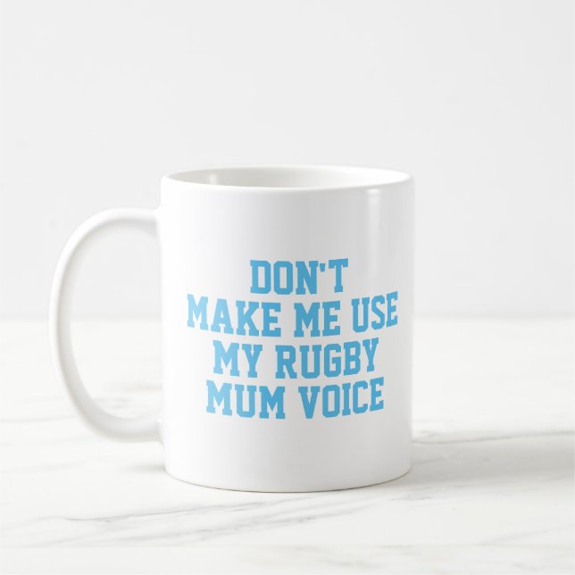 Rugby mum Gift Tasse | Funny Quote Slogan Coach (Links)