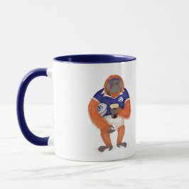 Rugby Orang-Utan Vatertag Tasse