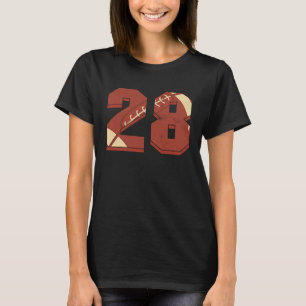 Rugby Player 28. Geburtstag American Football Gebo T-Shirt