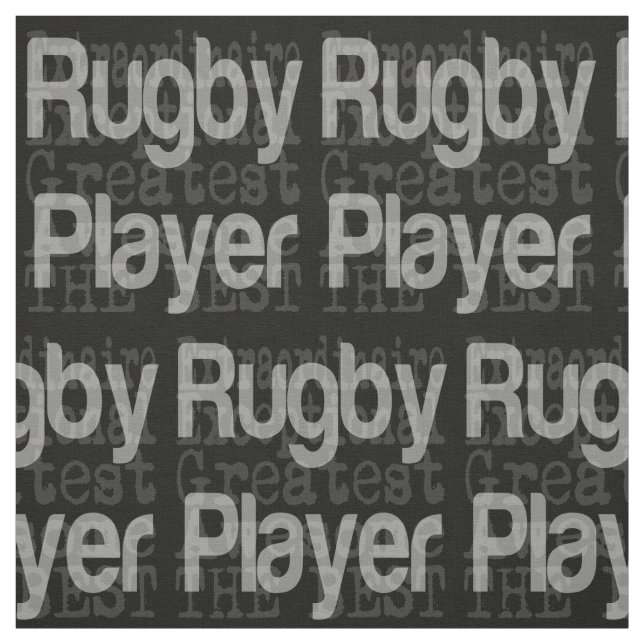 Rugby Player Extraordinaire Stoff (Muster)