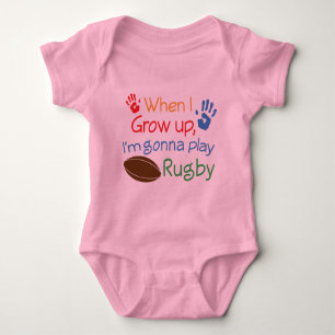 Rugby Player (Future) Baby Strampler