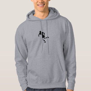 Rugby Player Piktogramm Hoodie
