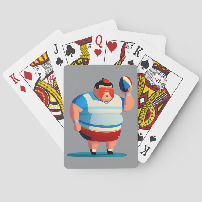 Rugby Player - Playing Cards Spielkarten (Rückseite)