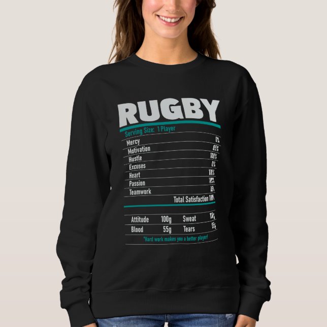 Rugby Player  Rugby Coach Sports  Tournament Flank Sweatshirt (Vorderseite)