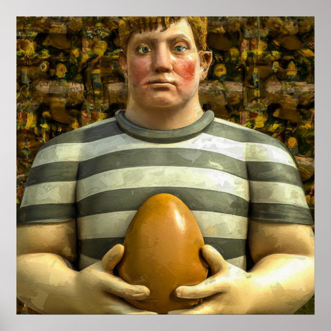 Rugby Player - Rugby-Malerei Poster (Vorne)