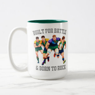 Rugby Players Zwei-Tone-Tasse Zweifarbige Tasse