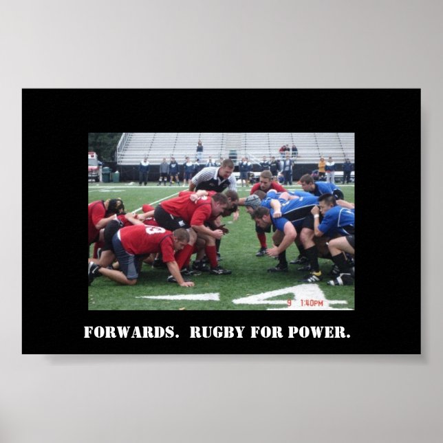 Rugby Poster (Vorne)