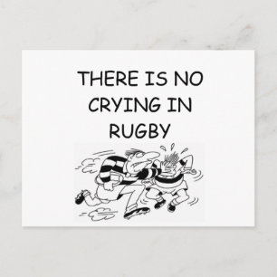 RUGBY POSTKARTE