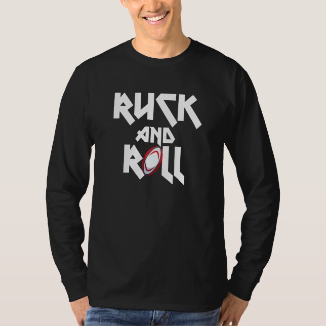 Rugby Ruck and Roll T-Shirt (Vorderseite)