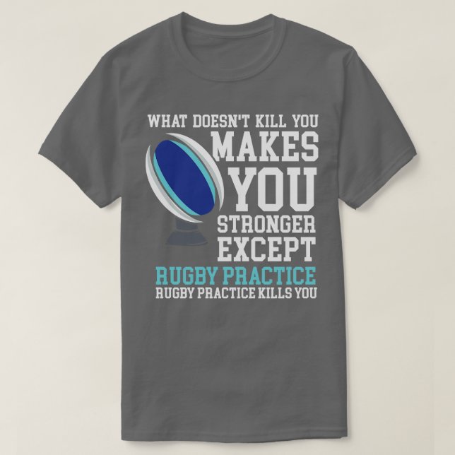 Rugby Rugby Player 1 T-Shirt (Design vorne)