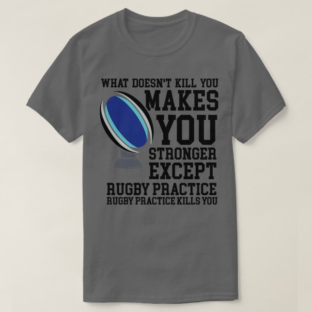 Rugby Rugby Player T-Shirt (Design vorne)