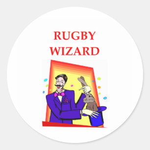 Rugby Runder Aufkleber