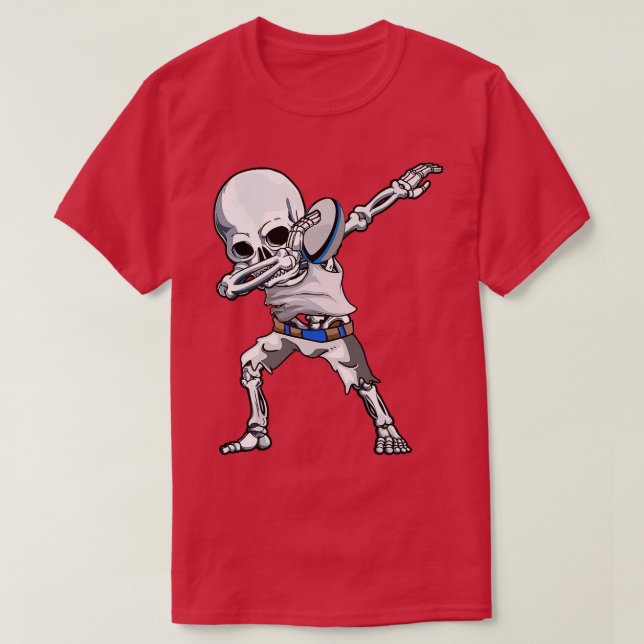 Rugby Skeleton Halloween Men Boys Kids Halloween C T-Shirt (Design vorne)