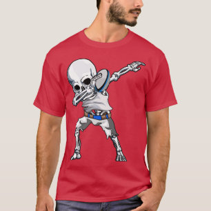Rugby Skeleton Halloween Men Boys Kids Halloween C T-Shirt
