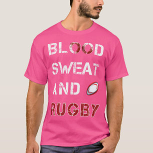Rugby-Spieler blühen und ruinieren T-Shirt