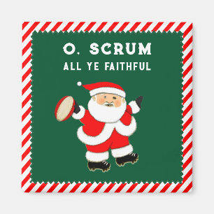 Rugby-Spieler-Christstocking-Füllung Magnet