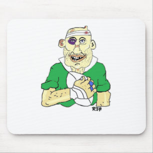 RUGBY-SPIELER MOUSEPAD