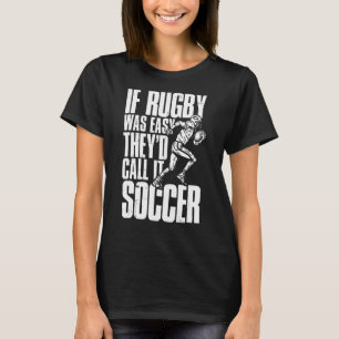 Rugby-Spieler, wenn Rugby einfach war, nannten sie T-Shirt