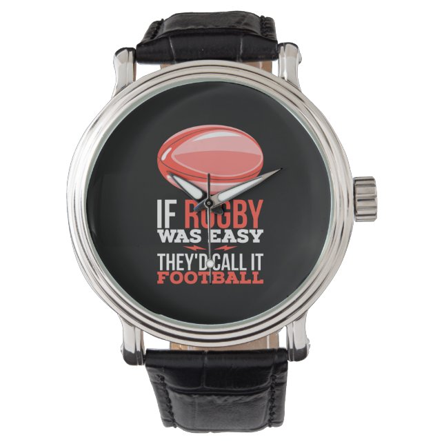 Rugby Sport Gift Armbanduhr (Vorderseite)