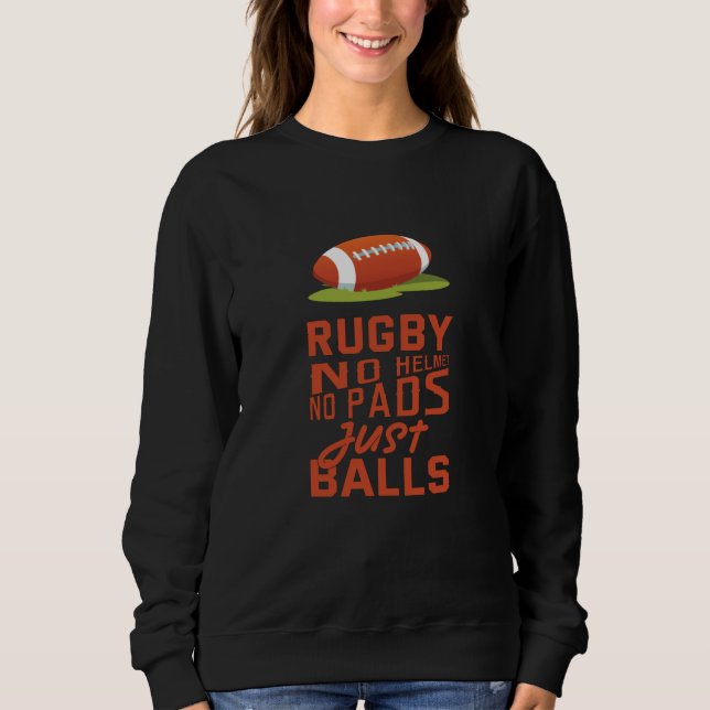 Rugby Sport Gift Sweatshirt (Vorderseite)