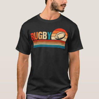 Rugby Sport Lover - Rugby Player Team Coach Retro T-Shirt