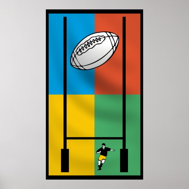Rugby Sport Poster (Vorne)