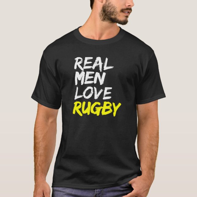Rugby Sprichwort Mens Rugby Club Liebe Rugby T-Shirt (Vorderseite)