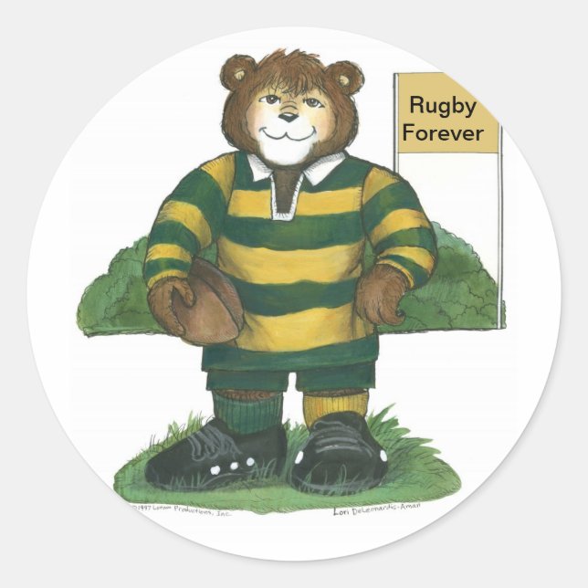 Rugby Sticker (Vorderseite)