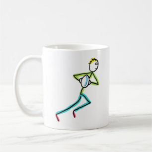 Rugby Stickman Kaffeetasse