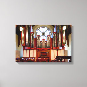 Rugby Street Methodist Kirchenorgel Leinwanddruck