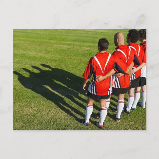 Rugby-Teammates Postkarte (Vorderseite)