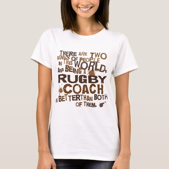 Rugby-Trainer-Geschenk T-Shirt (Vorderseite)