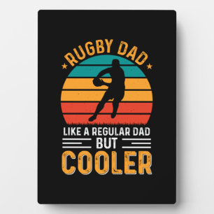 Rugby Vater Fotoplatte