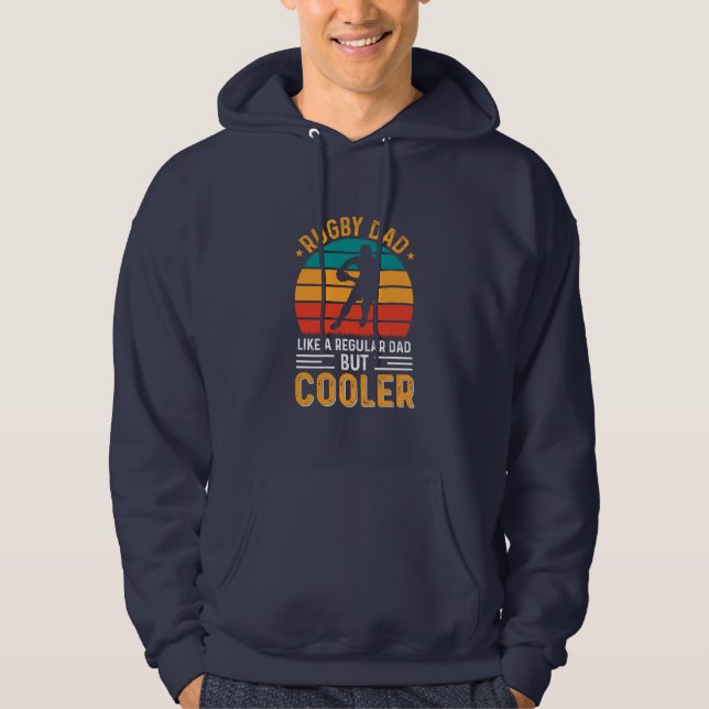 Rugby Vater Hoodie (Vorderseite)