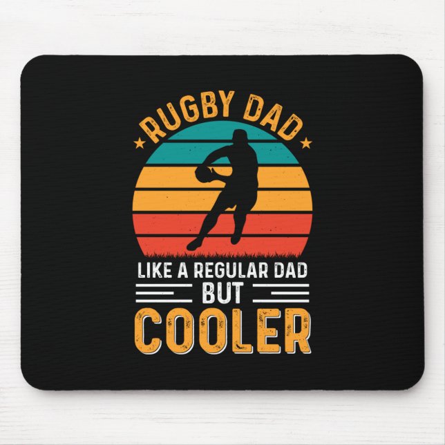 Rugby Vater Mousepad (Vorne)