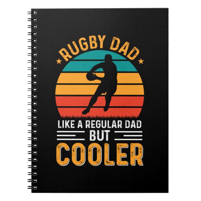 Rugby Vater Notizblock (Vorderseite)
