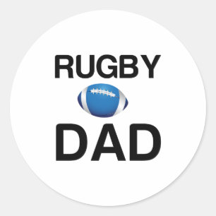 RUGBY VATER RUNDER AUFKLEBER