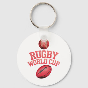 Rugby-Weltmeisterschaft-Logo mit falscher Platzier Schlüsselanhänger